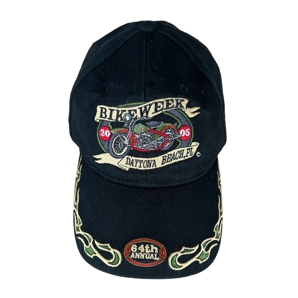 64th Annual Bike Week 2005 Daytona Beach, FL Embroidered Baseball Cap One Size - Picture 9 of 9